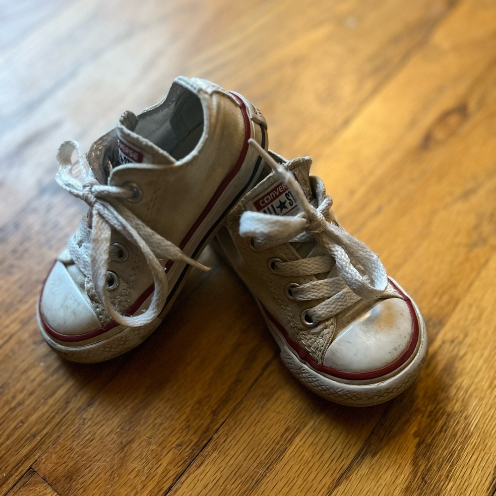 Toddler White Converse